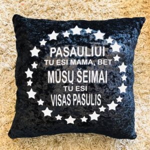 Pagalvėlė “Mama visas pasaulis”
