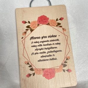 Pjaustymo lentelė “Mamai yra viskas”