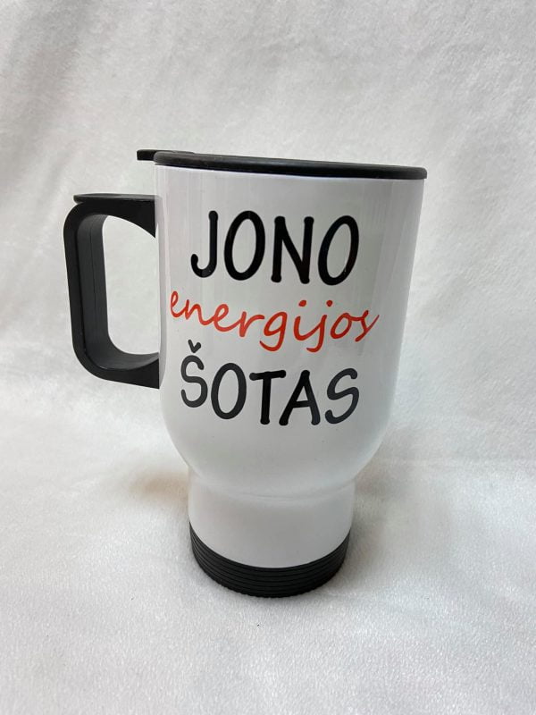 Termo puodelis ” Jono energijos šotas”