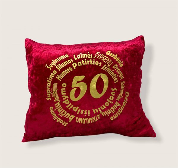 Pagalvėlė “50 metų”