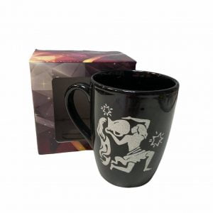 Puodelis su zodiaku “Vandenis”