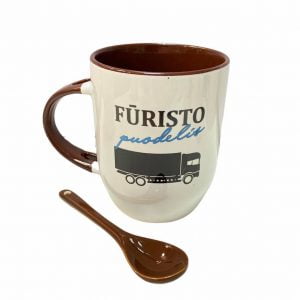 Puodelis su šaukšteliu “Fūristo puodelis”