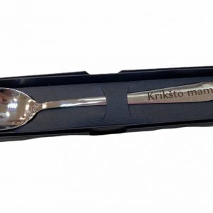 Graviruotas šaukštelis “Krikšto mamai”