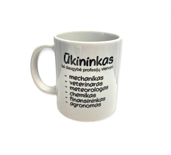 Puodelis “Ūkininkas”