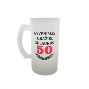 Bokalas “Gyvenimas gražus sulaukus 50”