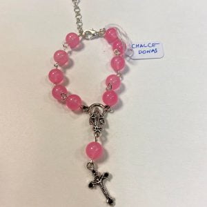 Rožančiukas ant rankos “Rožinis”