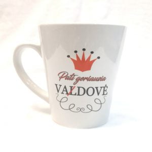 Latte puodelis ”Pati geriausia valdovė”