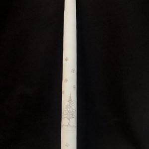 Šventinė žvakė “Sidabrinė eglutė”