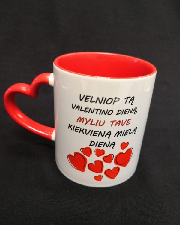 Puodelis “Velniop tą Valentino dieną”
