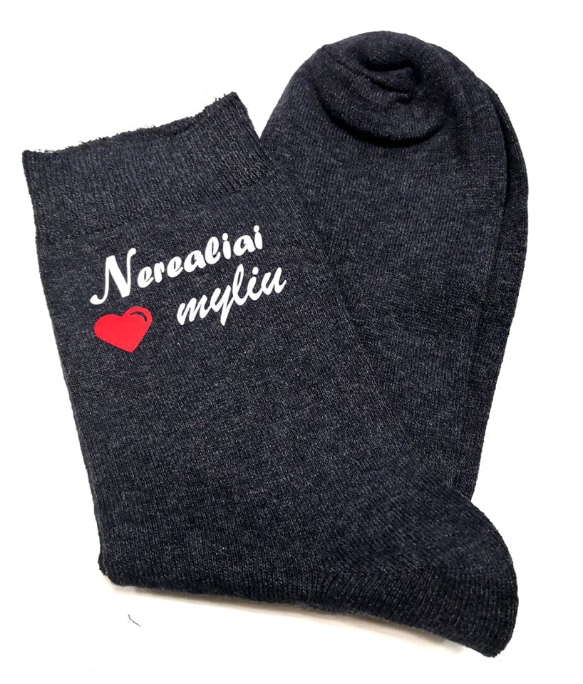 Kojinės ”Nerealiai myliu”