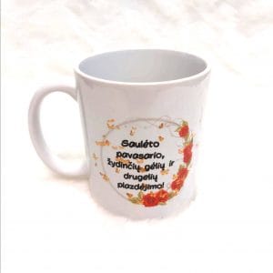 Latte puodelis “Be kavikės, nėr panikės”