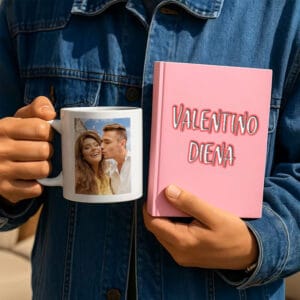 Puodelis „Su jūsų nuotrauka”