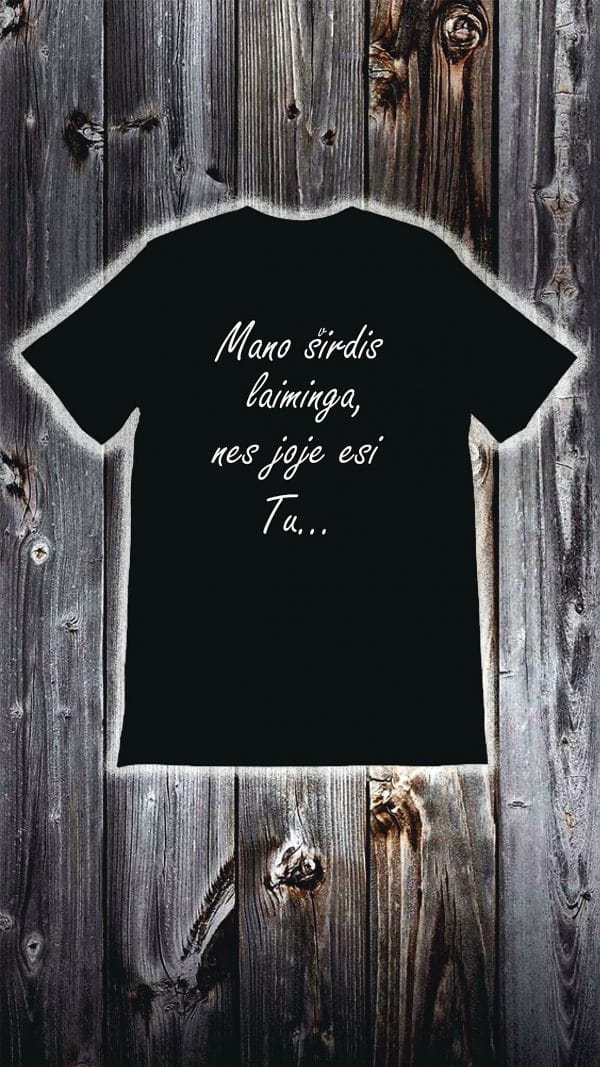 Maikutė su kepure “Juodai myliu”