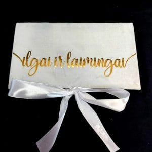 Barchatinis pinigų vokelis “Ilgai ir laimingai