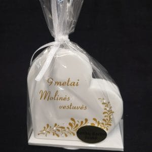 Žvakė “9 metai molinės vestuvės”
