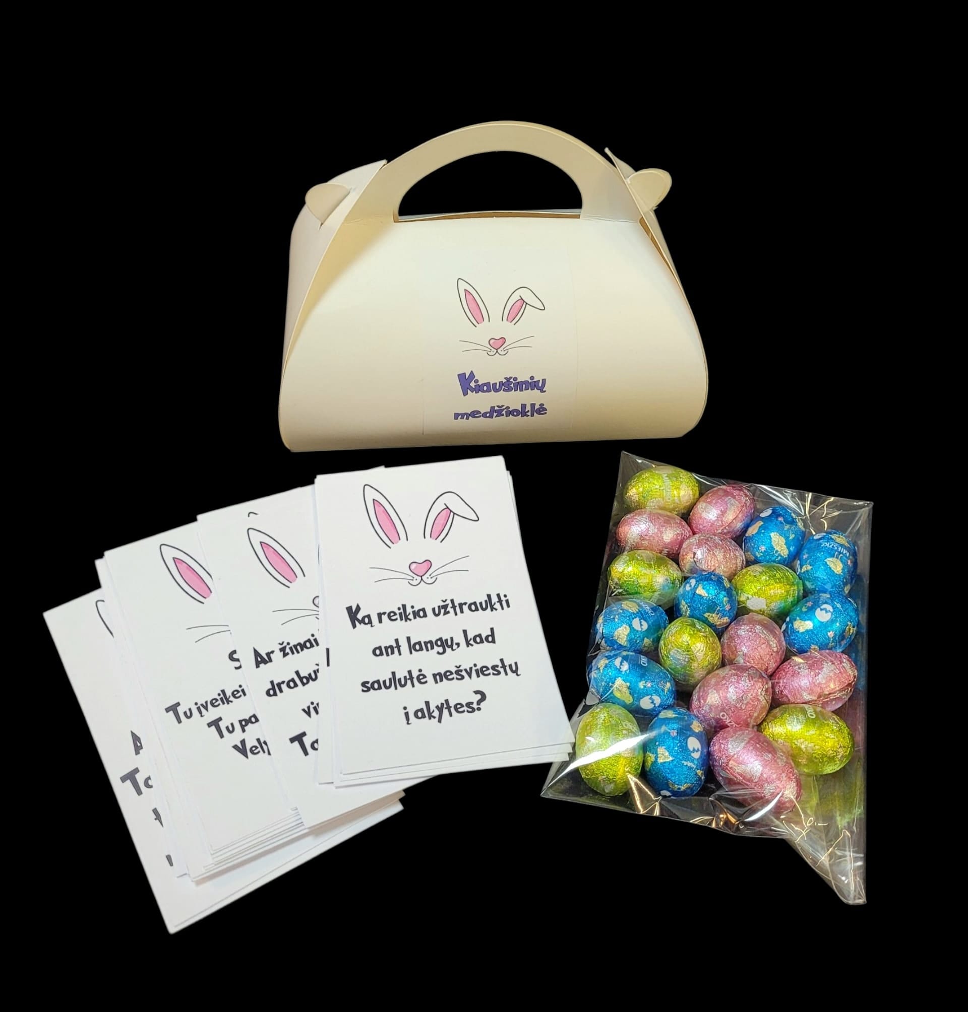 Margučių ieškojimo kortelės