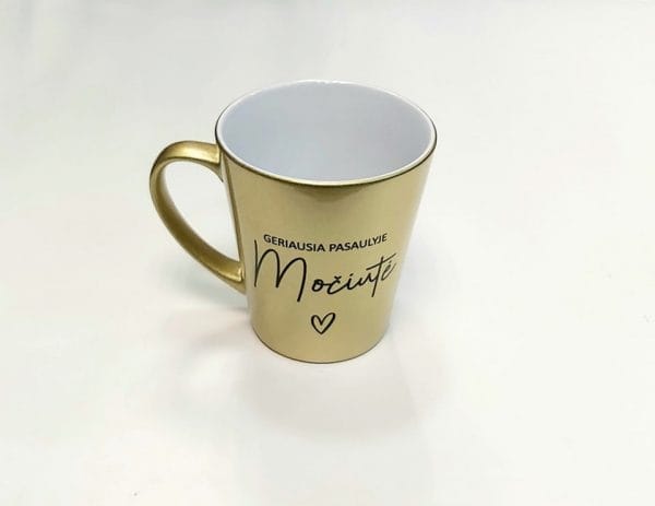 Latte puodelis “Geriausia pasaulyje močiutė”