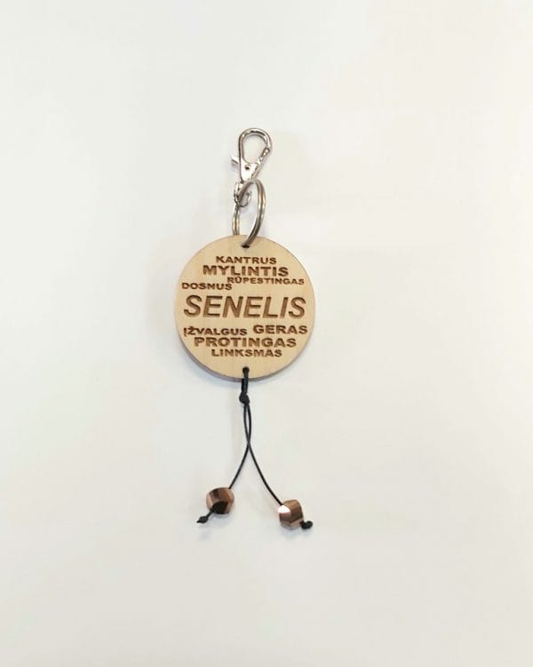 Raktų pakabukas” Kantrus, mylintis, rūpestingas,dosnus senelis”