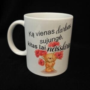 Puodelis” Ką vienas darbas sujungė, kitas lai neišskiria”