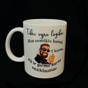 Puodelis” Tikro vyro logika”