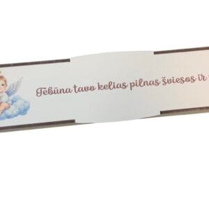 dėžutė krikšto žvakei