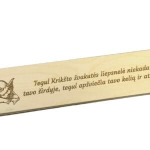 dėžutė krikšto žvakei