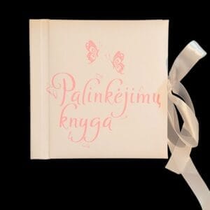 Linkėjimų knyga (balti lapai arba anketa)