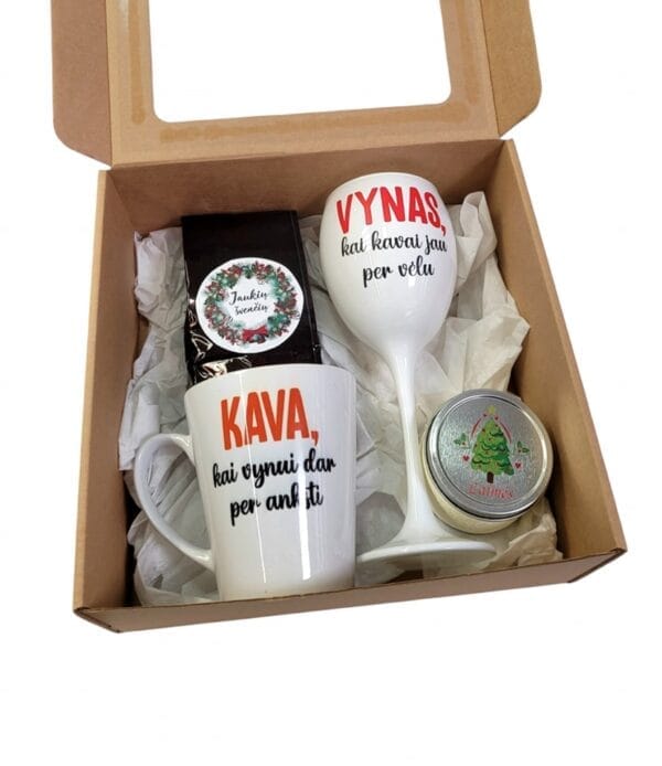 Rinkinukas ” Kava, kai vynui dar per anksti”