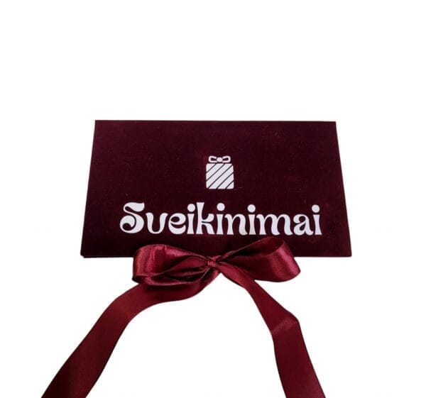 Pinigų vokelis veliūrinis “Sveikinimai”