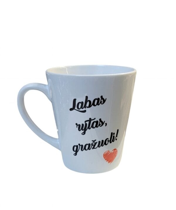 Latte puodelis