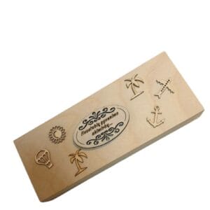 Pinigų vokelis medinis