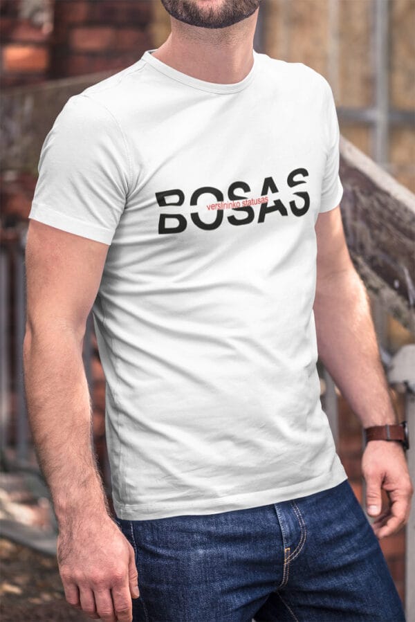 marškinėliai Bosui „Bosas neatostogauja“ (Kopija)