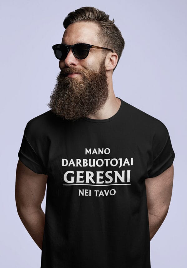 marškinėliai Bosui „Bosas neatostogauja“ (Kopija)