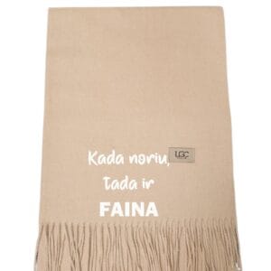 Šalikas su Jūsų norimu užrašu (Kopija)