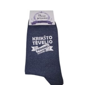 Krikšto tėvelio firminės kojinės