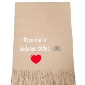 Šalikas su Jūsų norimu užrašu (Kopija)