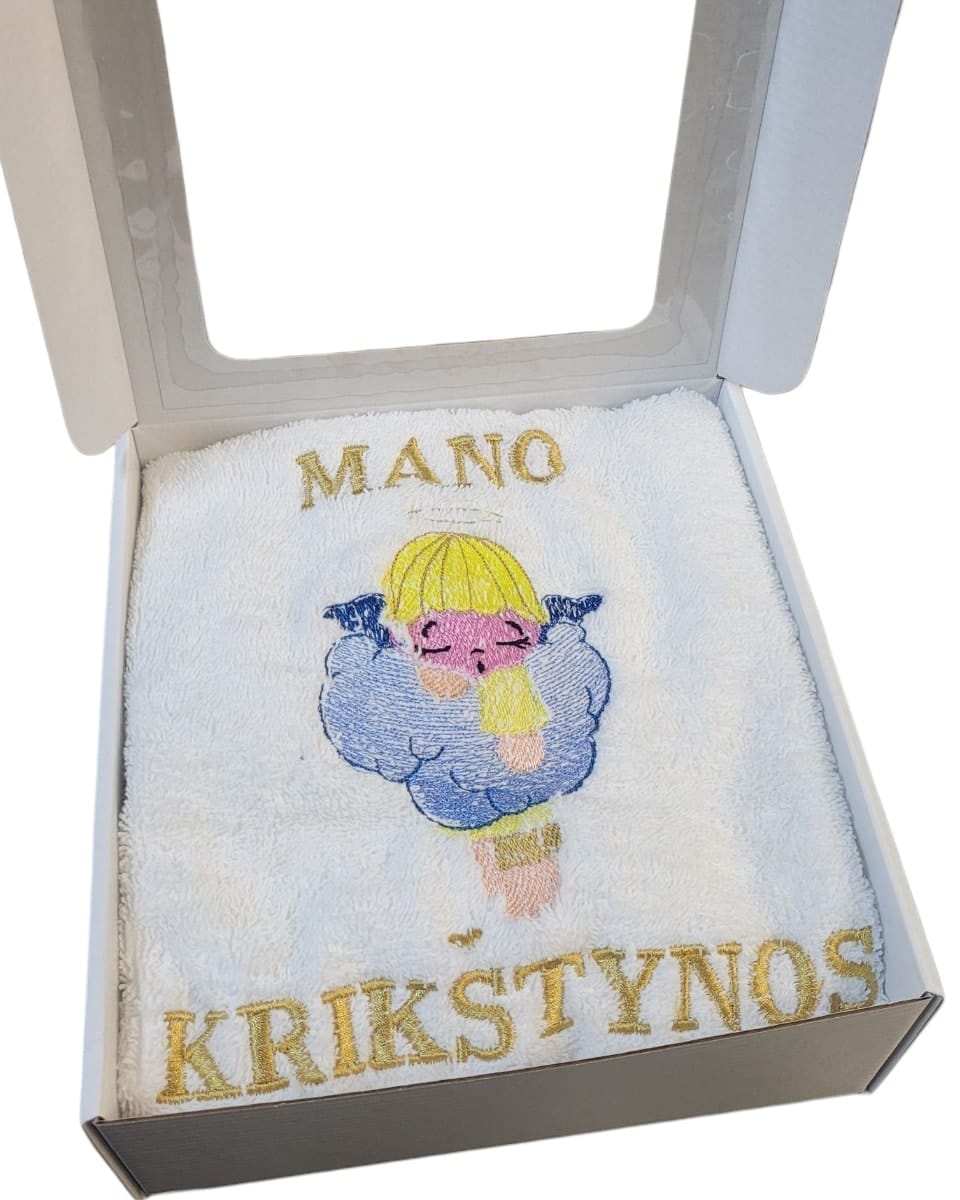 Siuvinėtas rankšluostis