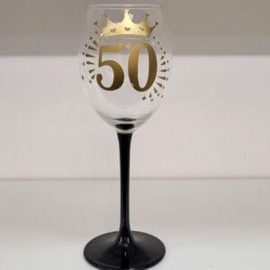 Stiklinė taurė ” 30 ” (Kopija)