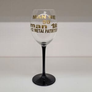 Stiklinė taurė „Draugės grožio eleksyras” (Kopija)