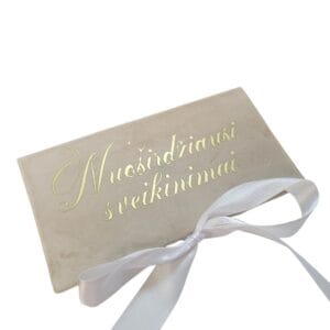 Barchatinis pinigų vokelis